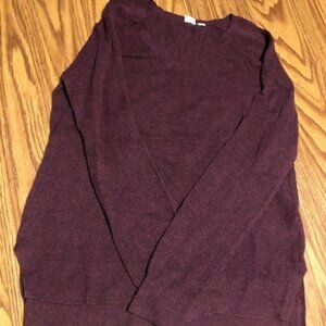 Women's GAP Burgundy Sweater Size Med